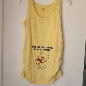 ⭐2/$20 Winnie the pooh maternity tank